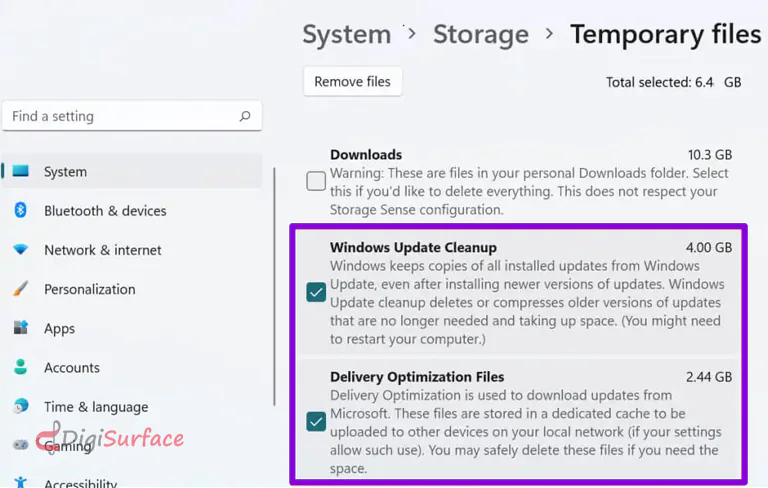 پاکسازی فایلهای اضافی ویندوز 10 و 11 4 Delete Old Windows Update Files From Windows 6