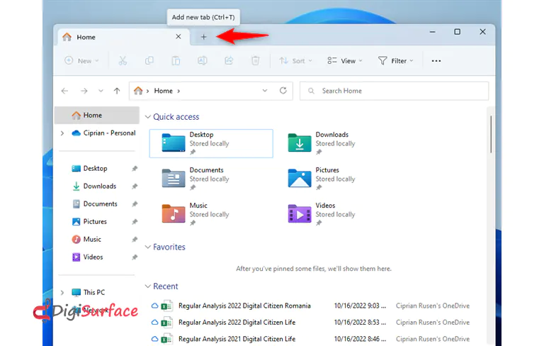 اضافه شدن ویژگی تب ها در ویندوز 11 به اکسپلور 1 tabs in Windows 11s File Explorer 4