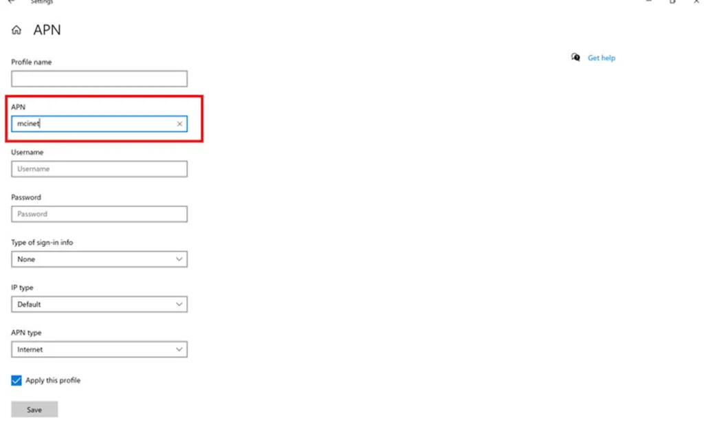 صفر تا صد فعالسازی سرفیس سیم کارت خور 14 how to active and register lte surface 13